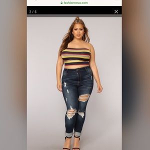 Fashion nova curve jeans